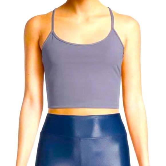 Koral Tops - Women’s Koral Leah Blackout Volcanic glass Sportswear Bra Top